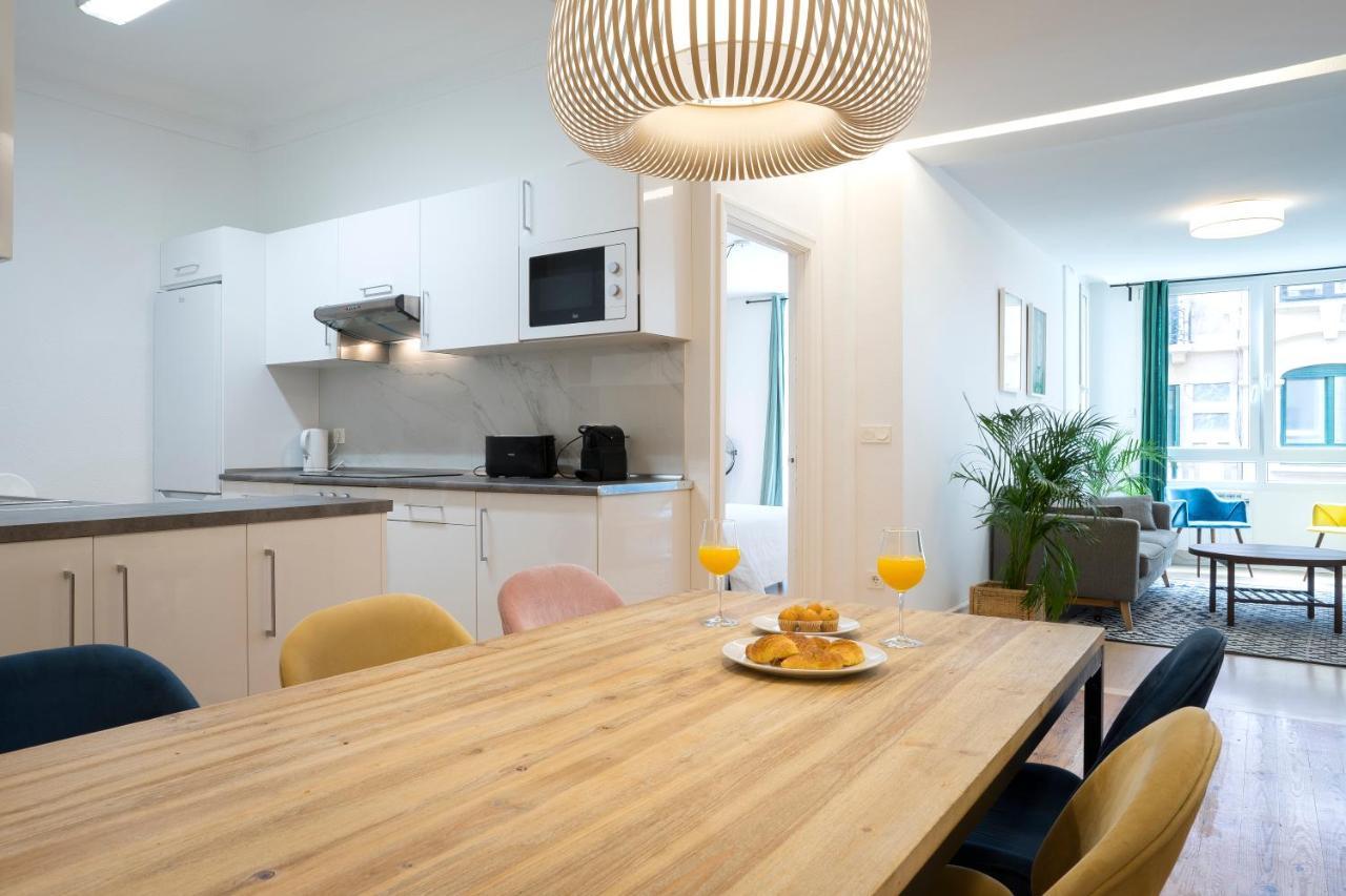 Usandizaga Apartment, Second Line Beach, Free Parking Сан-Себастьян Экстерьер фото