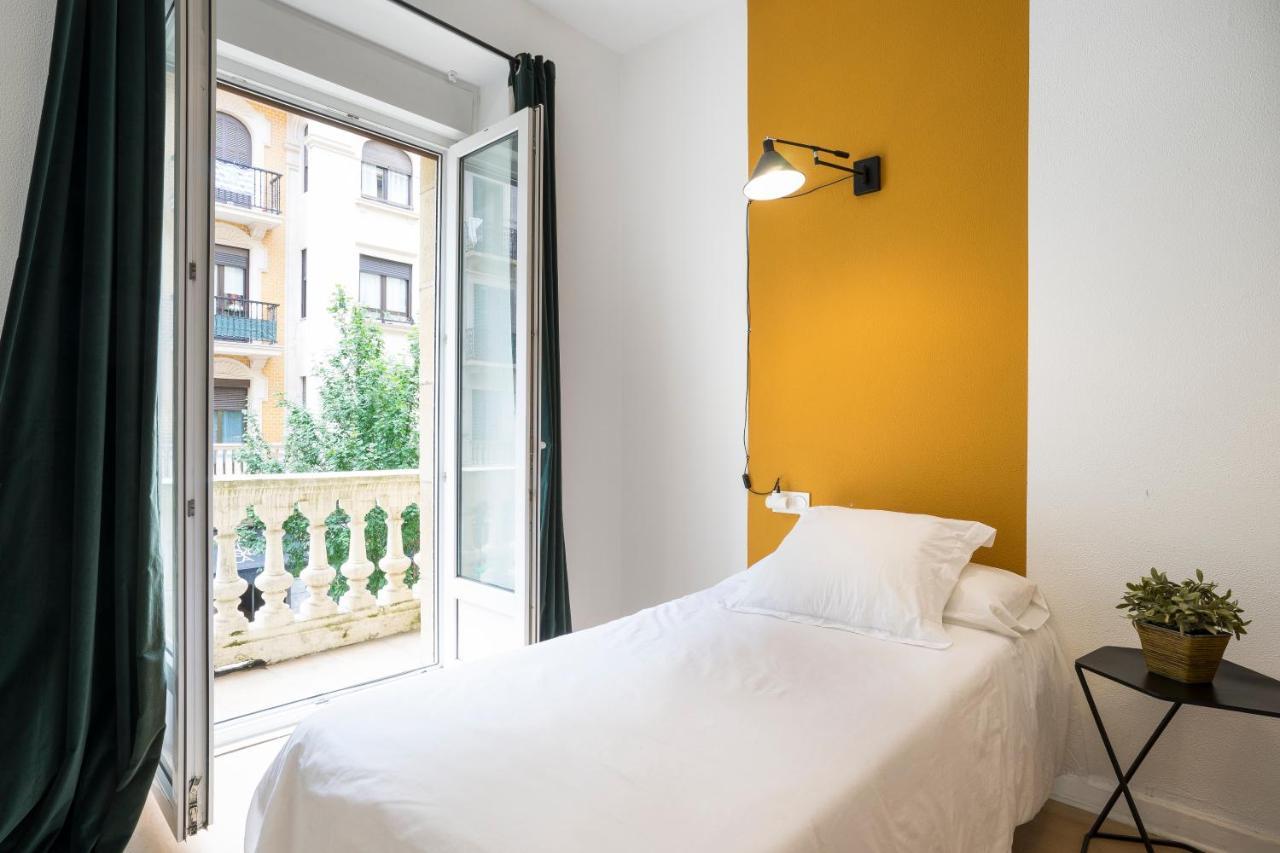 Usandizaga Apartment, Second Line Beach, Free Parking Сан-Себастьян Экстерьер фото