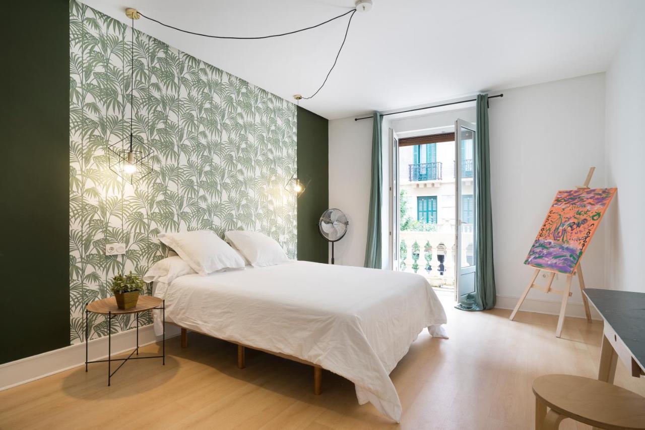 Usandizaga Apartment, Second Line Beach, Free Parking Сан-Себастьян Экстерьер фото
